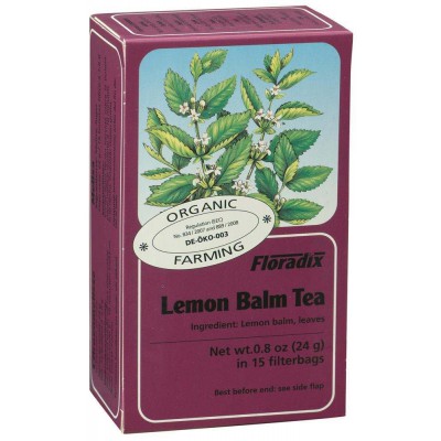 Floradix Organic Lemon Balm Herbal Tea 15 Bags