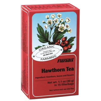 Floradix Organic Hawthorn Herbal Tea 15 Bags