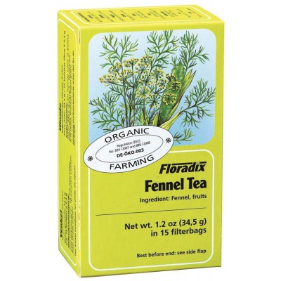 Floradix Organic Fennel Herbal Tea 15 Bags