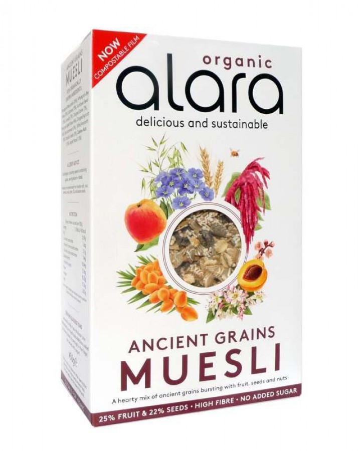 Alara Organic Ancient Grains Fruit, Seed & Spice Muesli 450g