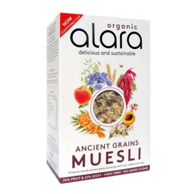 Alara Organic Ancient Grains Fruit, Seed & Spice Muesli 450g