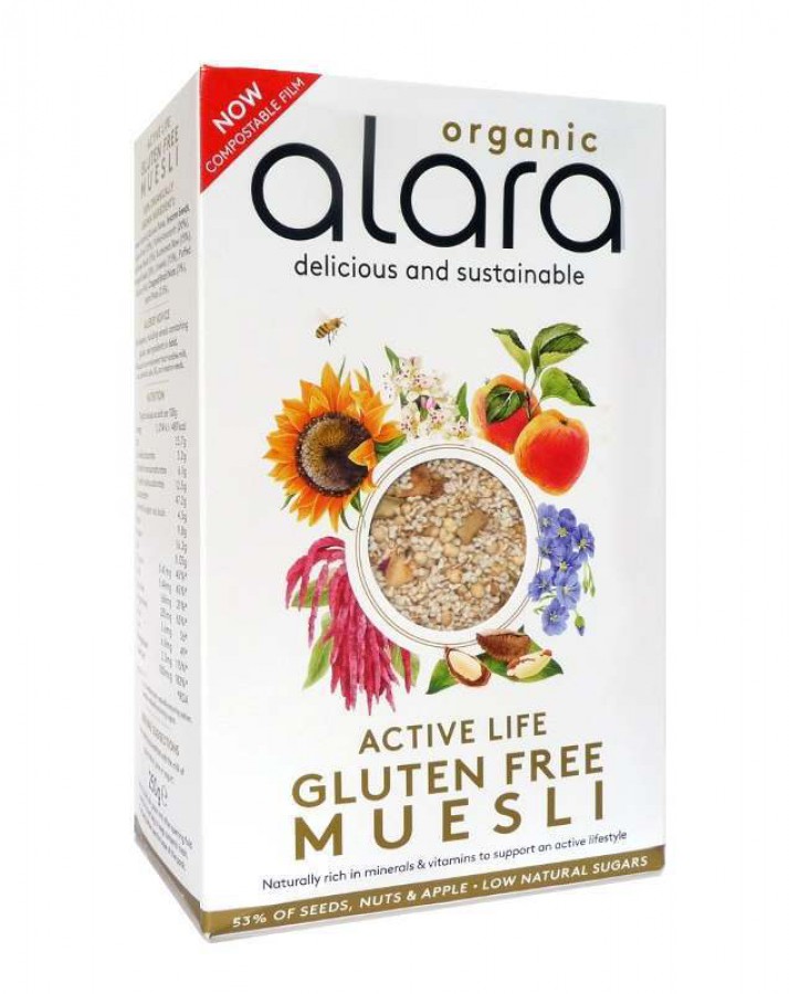 Alara Organic Gluten Free Active Muesli 250g