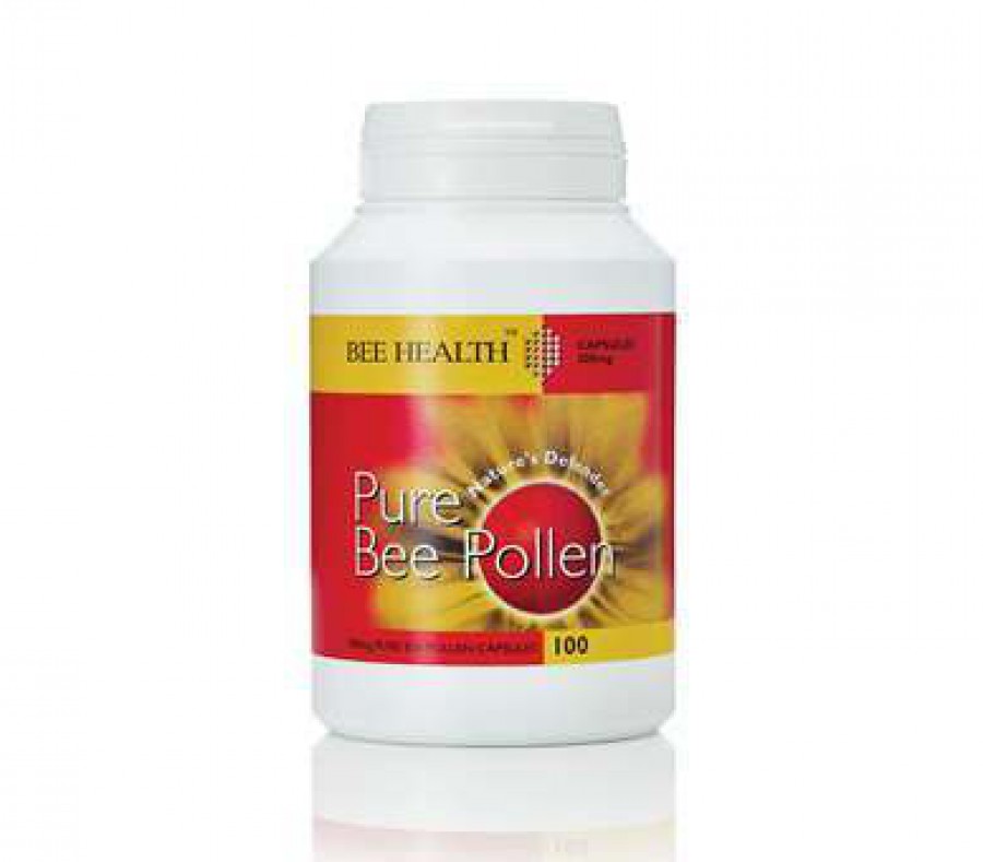 Bee Health Pure Bee Pollen 500mg 100 Capsules