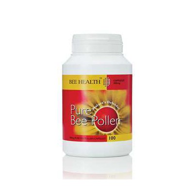 Bee Health Pure Bee Pollen 500mg 100 Capsules