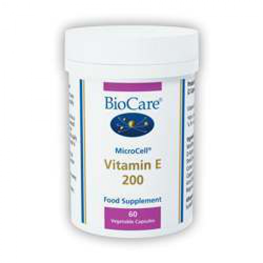 BioCare MicroCell Vitamin E 200iu 60 Capsules