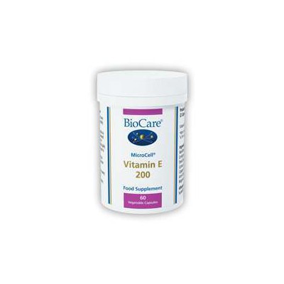 BioCare MicroCell Vitamin E 200iu 60 Capsules