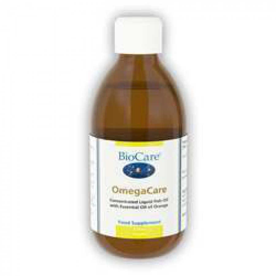 BioCare OmegaCare Liquid Fish Oil with Orange 225ml