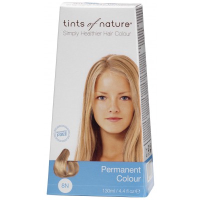 Tints of Nature Natural Light Blonde 8N Permanent Colour 130ml