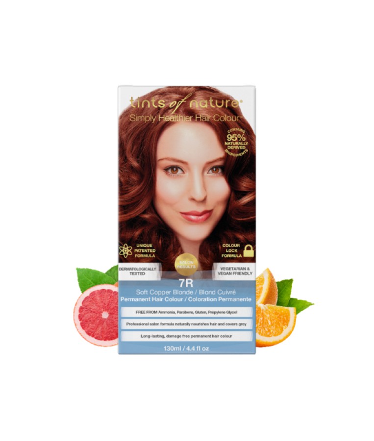 Tints of Nature Soft Copper Blonde 7R Permanent Colour 130ml