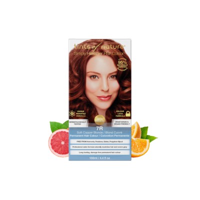 Tints of Nature Soft Copper Blonde 7R Permanent Colour 130ml