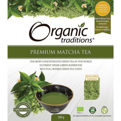 Organic Traditions Premium Matcha Tea 100g