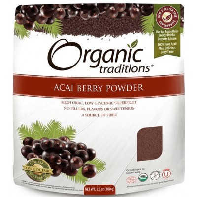 Organic Traditions Gluten Free Acai Berry Powder 100g