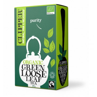 Clipper Fairtrade Loose Leaf Green Tea 100g