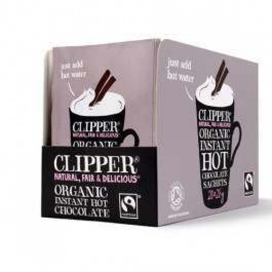 Clipper Fairtrade Hot Chocolate Sachet 100 Sticks