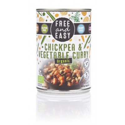 Free & Easy Free From Organic Chickpea & Vegetable Curry 400g