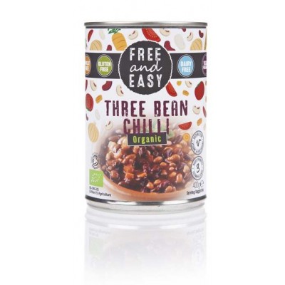 Free & Easy Free From Organic Three Bean Chilli 400g