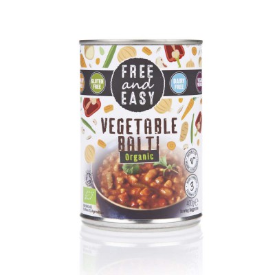 Free & Easy Free From Organic Vegetable Balti 400g