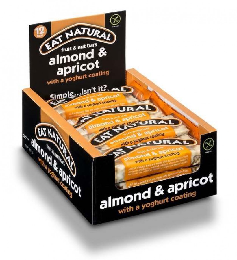 Eat Natural Yoghurt Coated Almond & Apricot Bar 50g - Pack of 12