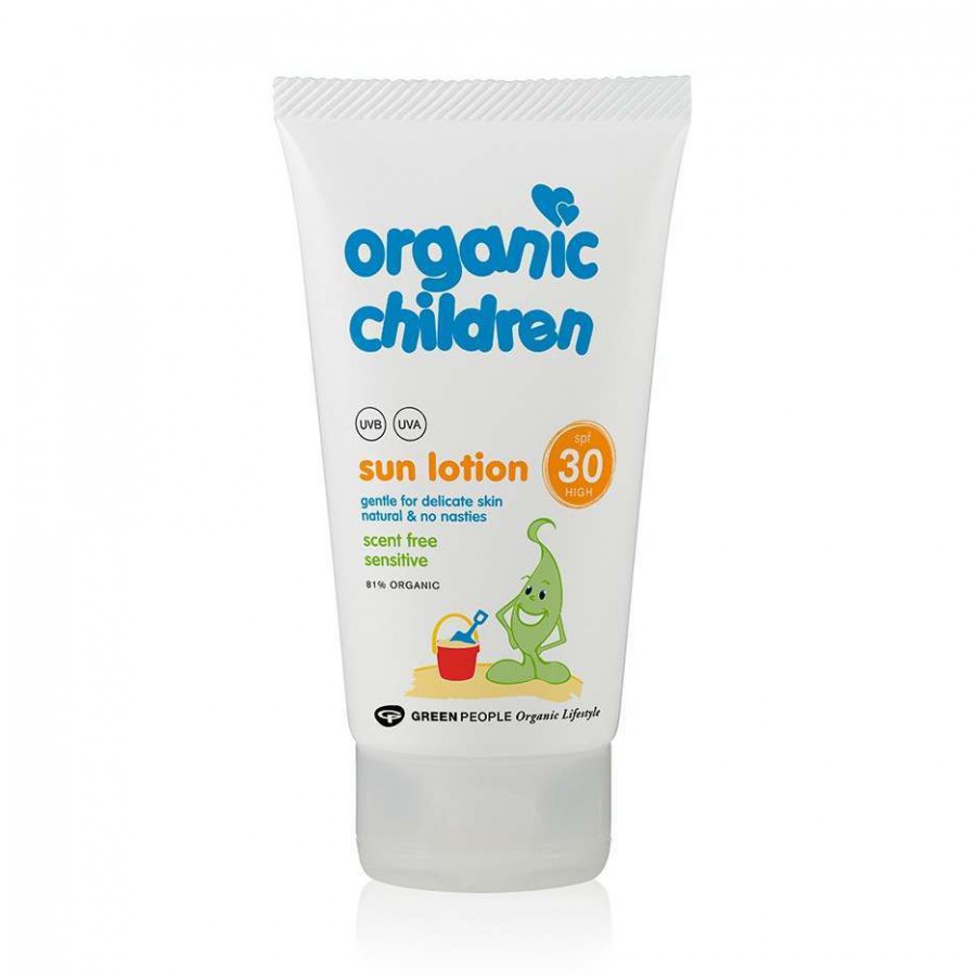 Green People Organic Children Scent Free Sun Lotion SPF30 150ml