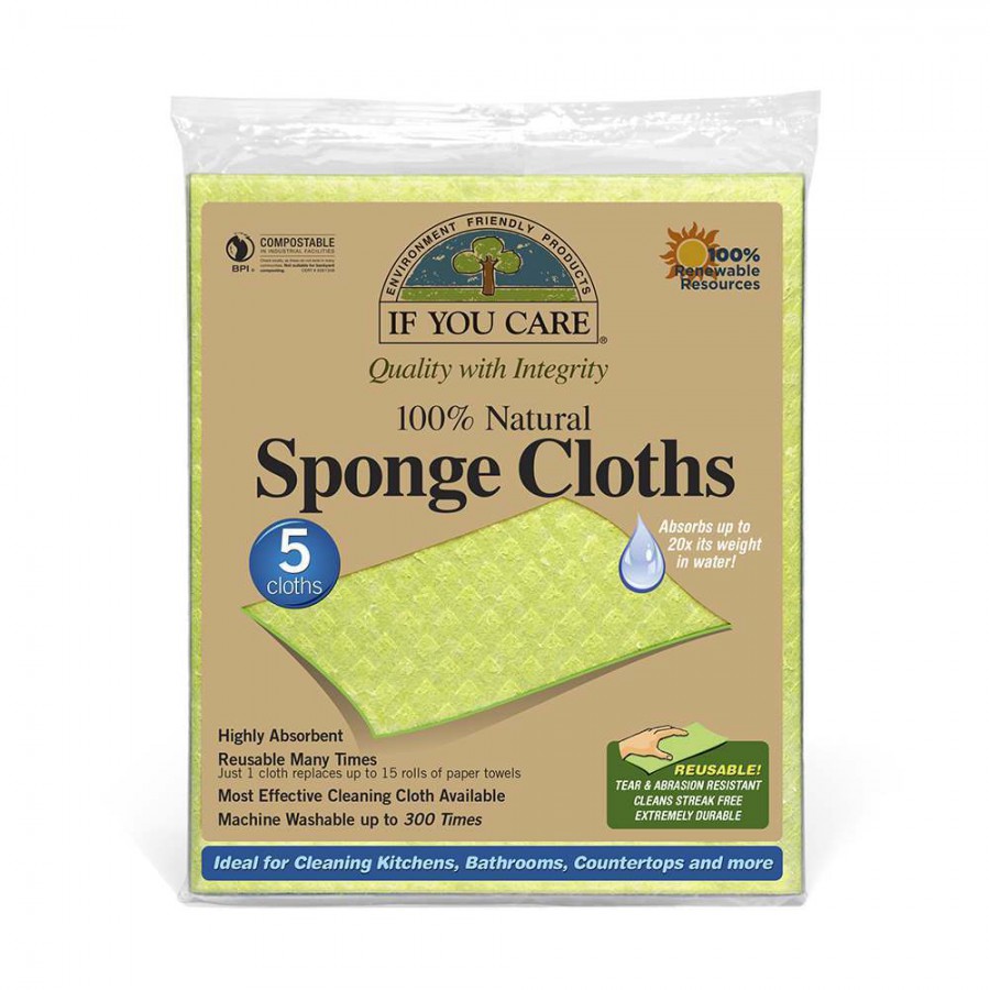 If You Care 100% Natural Sponge Cloths