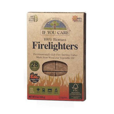 If You Care 100% Biomass Firelighters 28 Pack