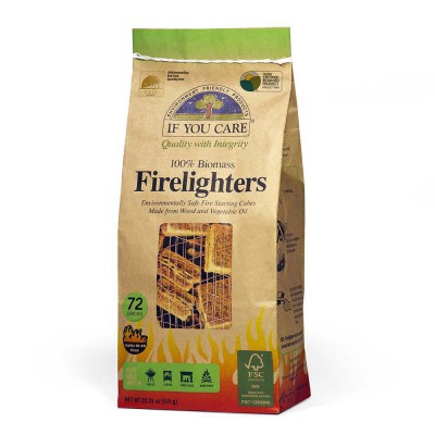 If You Care 100% Biomass Firelighters 72 Pack