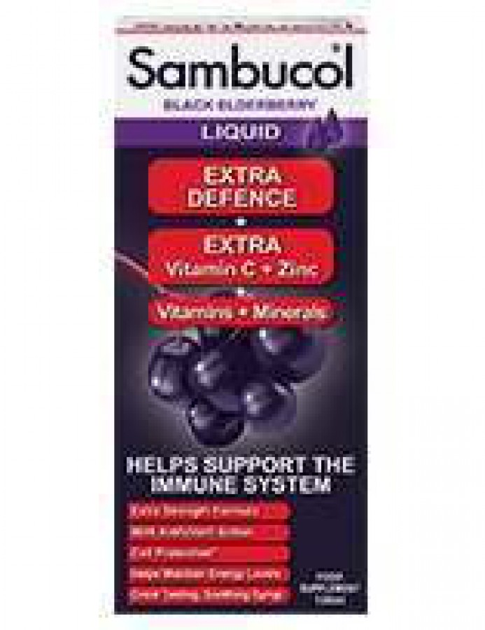 Sambucol Extra Defence Black Elderberry Liquid 120ml