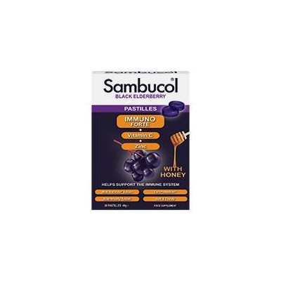 Sambucol Immuno Forte Black Elderberry 20 Chewable Pastilles