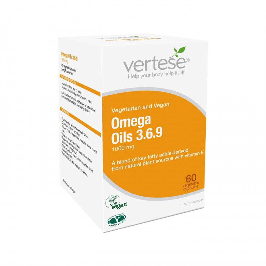 Vertese Omega Oils 3.6.9 1000mg 60 Capsules