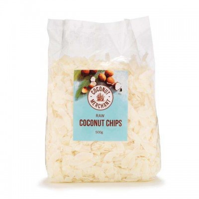 Coconut Merchant Raw Coconut Chips 500g