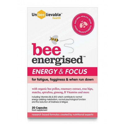 UnBEElievable Health Bee Energised Energy & Focus 20 Capsules