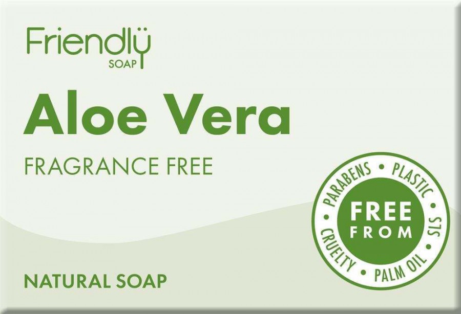 Friendly Soap Natural Aloe Vera Bath Soap 95g