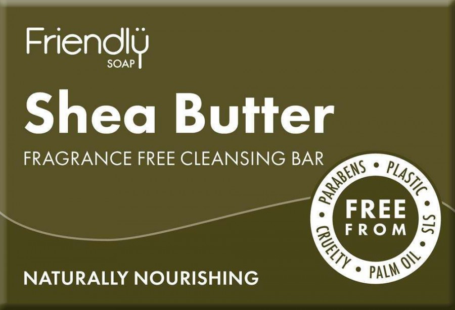 Friendly Soap Natural Shea Butter Facial Cleansing Bar 95g