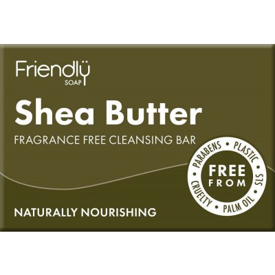 Friendly Soap Natural Shea Butter Facial Cleansing Bar 95g