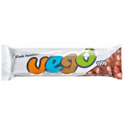 Vego Whole Hazelnut Chocolate Bar 150g