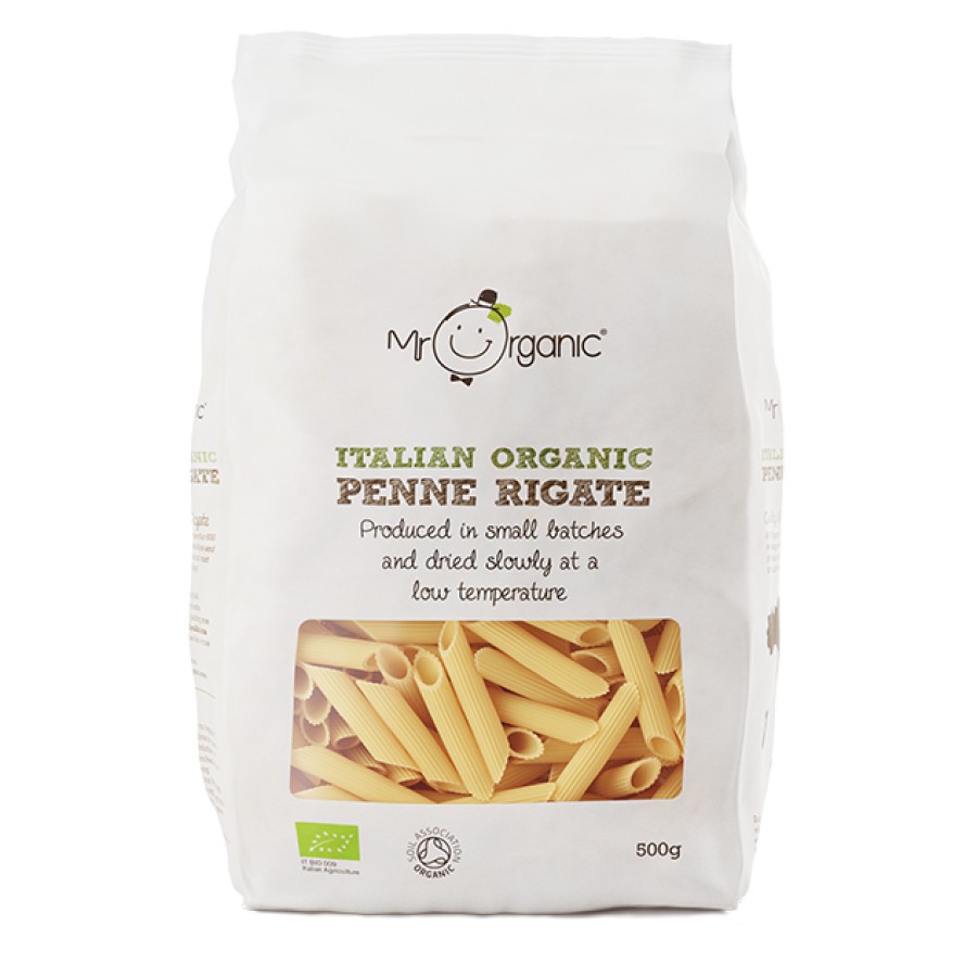 Mr Organic Penne Rigate Pasta 500g