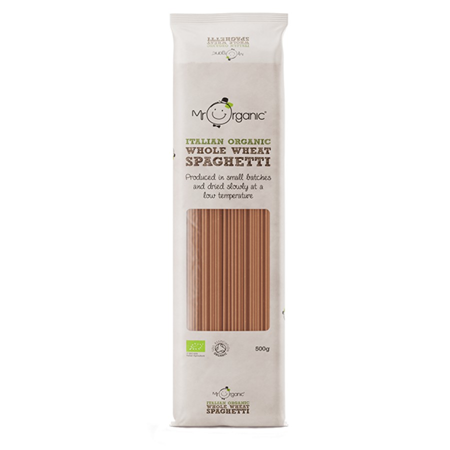 Mr Organic Wholewheat Spaghetti 500g