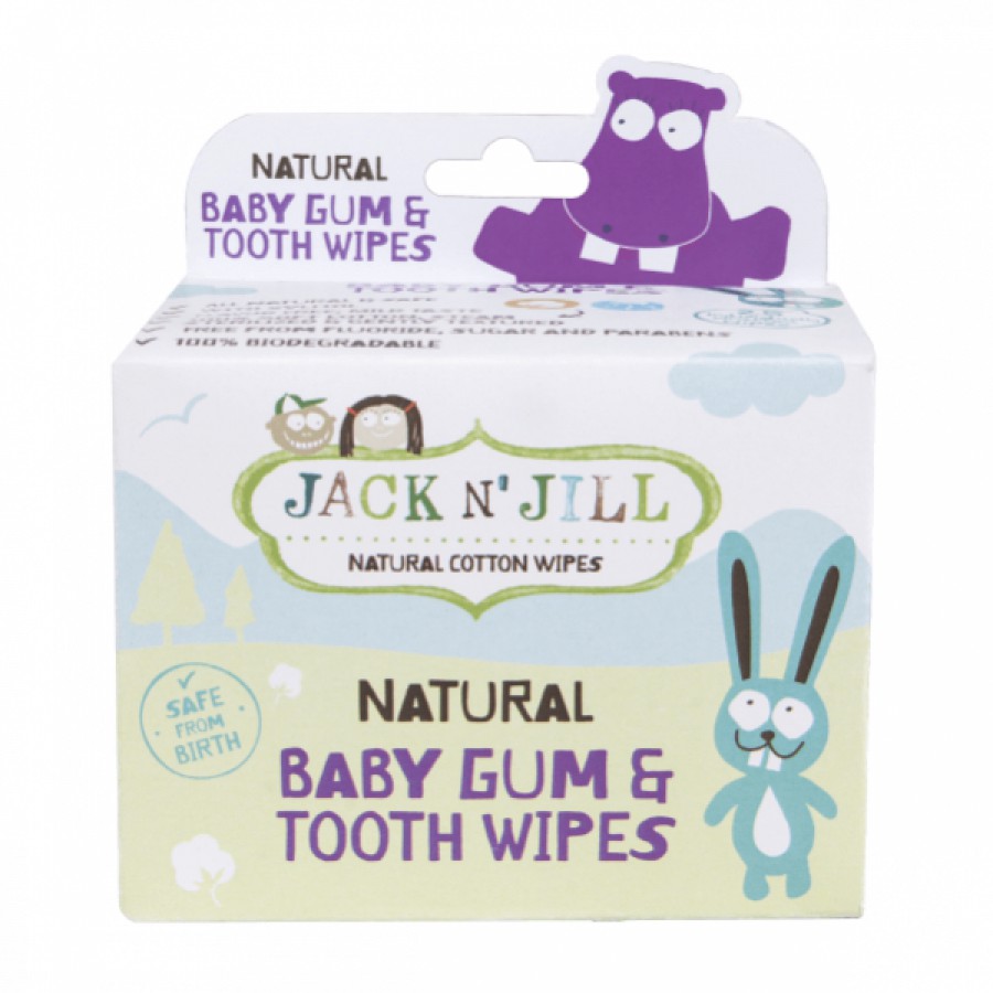 Jack N' Jill Natural Baby Gum & Tooth Wipes 