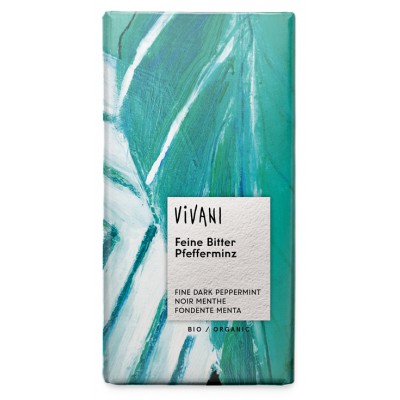 Vivani Organic Dark Peppermint Chocolate 100g - Pack of 5