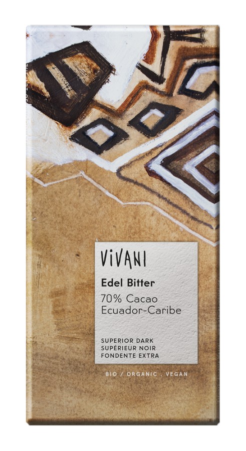 Vivani Organic Superior Dark Chocolate 100g - Pack of 5