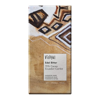 Vivani Organic Superior Dark Chocolate 100g - Pack of 5