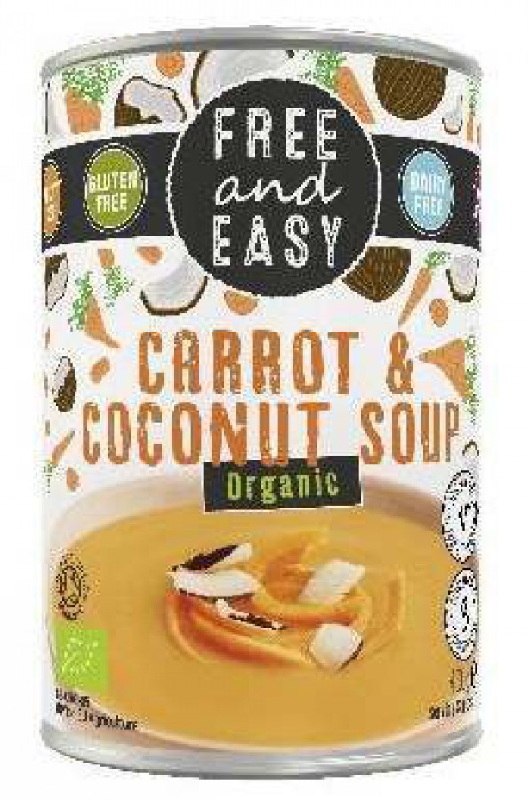 Free & Easy Organic Carrot & Coconut Soup 400g