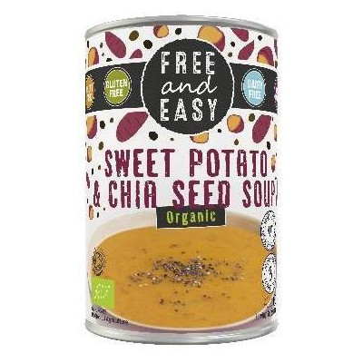 Free & Easy Organic Sweet Potato & Chia Seed Soup 400g