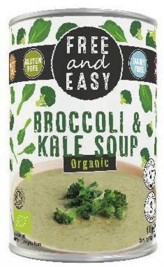 Free & Easy Organic Broccoli & Kale Soup 400g