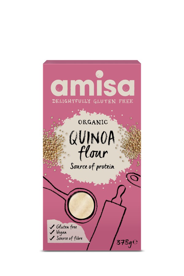 Amisa Gluten Free & Organic Quinoa Flour 375g