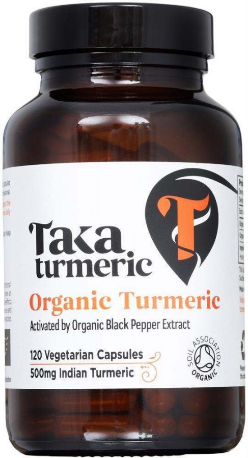 Taka Turmeric Organic Turmeric & Black Pepper Extract 120 Capsules