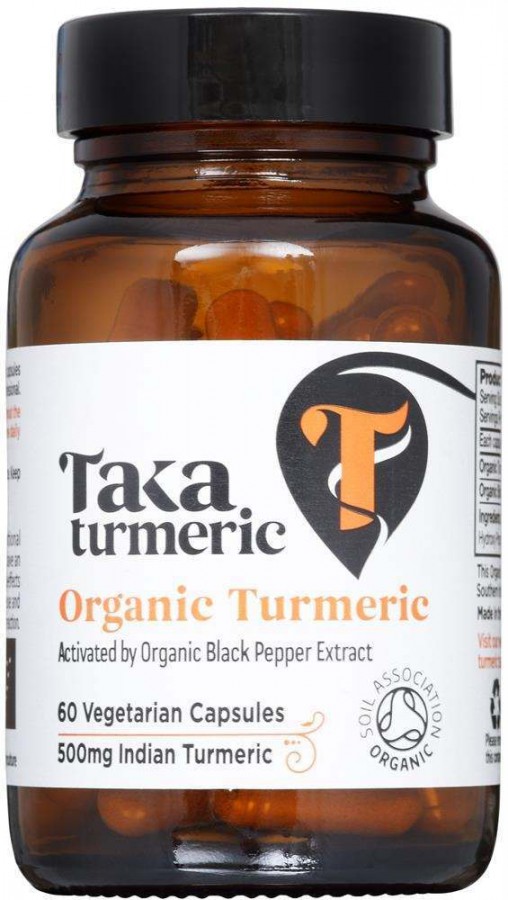 Taka Turmeric Organic Turmeric & Black Pepper Extract 60 Capsules