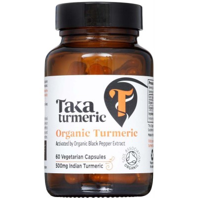 Taka Turmeric Organic Turmeric & Black Pepper Extract 60 Capsules