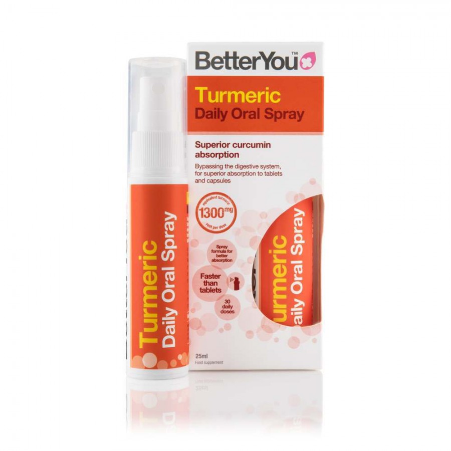 BetterYou Daily Turmeric Oral Spray 25ml