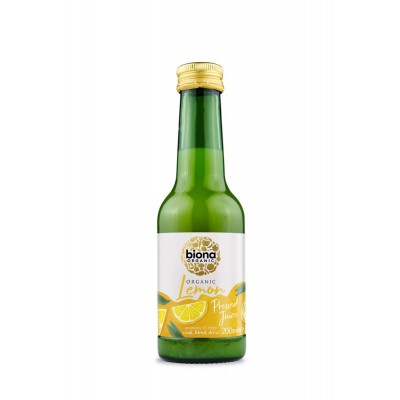 Biona Organic Pressed Lemon Juice 200ml